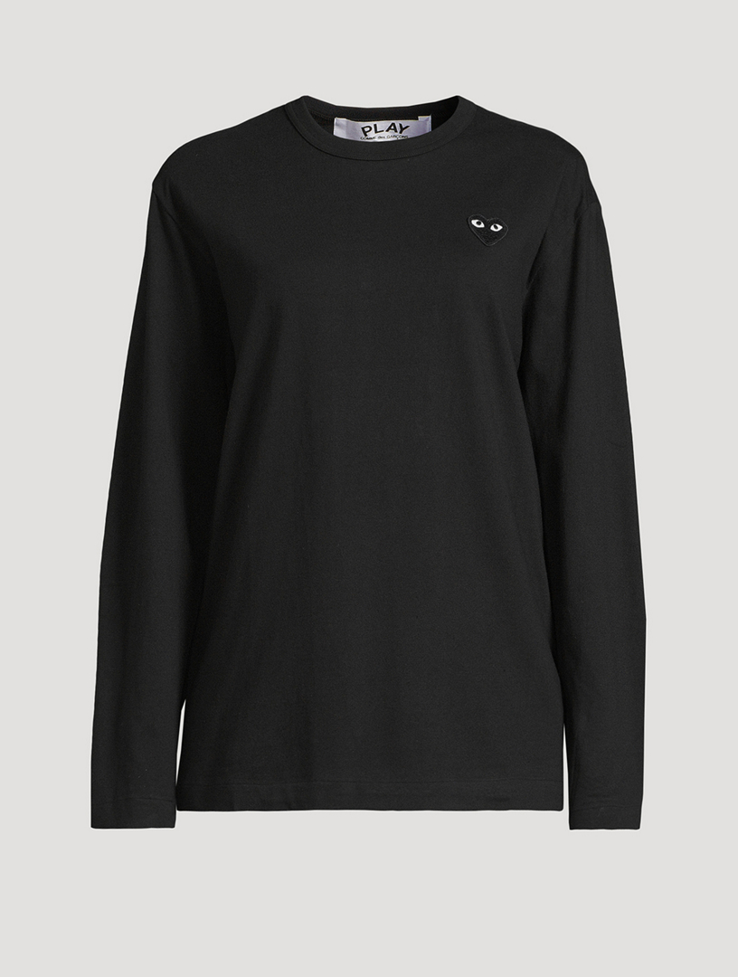 COMME DES GARÇONS PLAY Heart Long Sleeve T-Shirt | Holt Renfrew