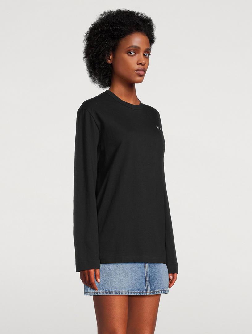 COMME DES GARÇONS PLAY Heart Long Sleeve T-Shirt | Holt Renfrew