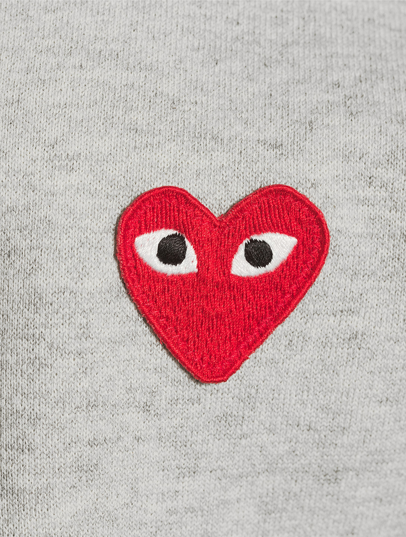 Cotton Zip Hoodie With Heart