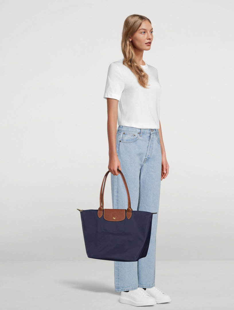 Longchamp Medium Le Pliage Tote Bag - Blue