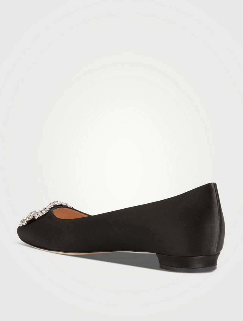 Hangisi Satin Flats