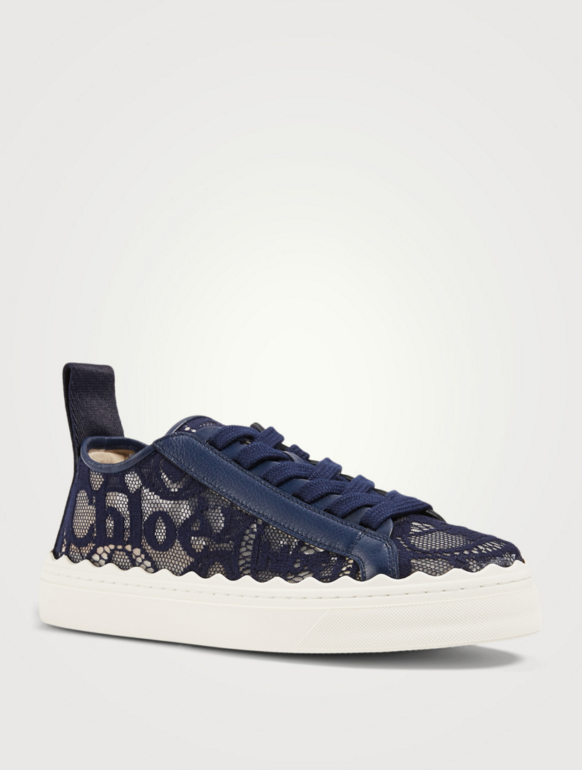 CHLOÉ Sneakers Lauren en dentelle Holt Renfrew