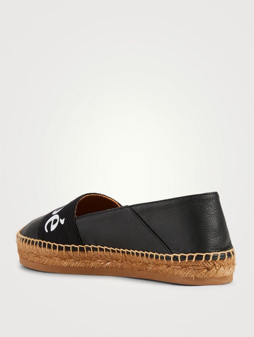 CHLOÉ Woody Leather Espadrilles Holt Renfrew