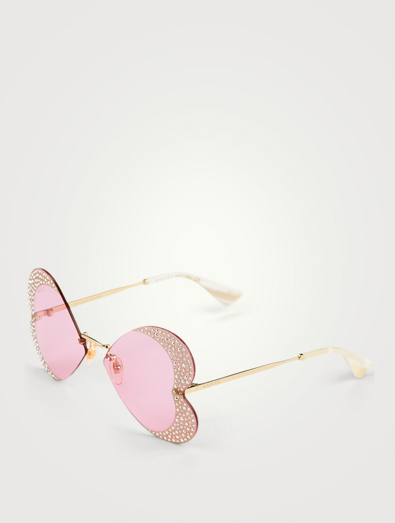 Gucci best sale heart glasses