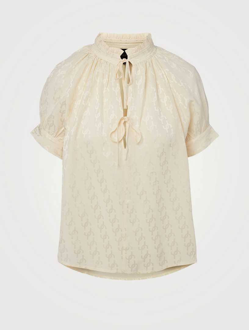 BIRGITTE HERSKIND Gajol Short Sleeve Blouse Holt Renfrew