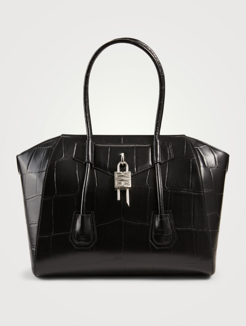 Givenchy antigona outlet croc medium