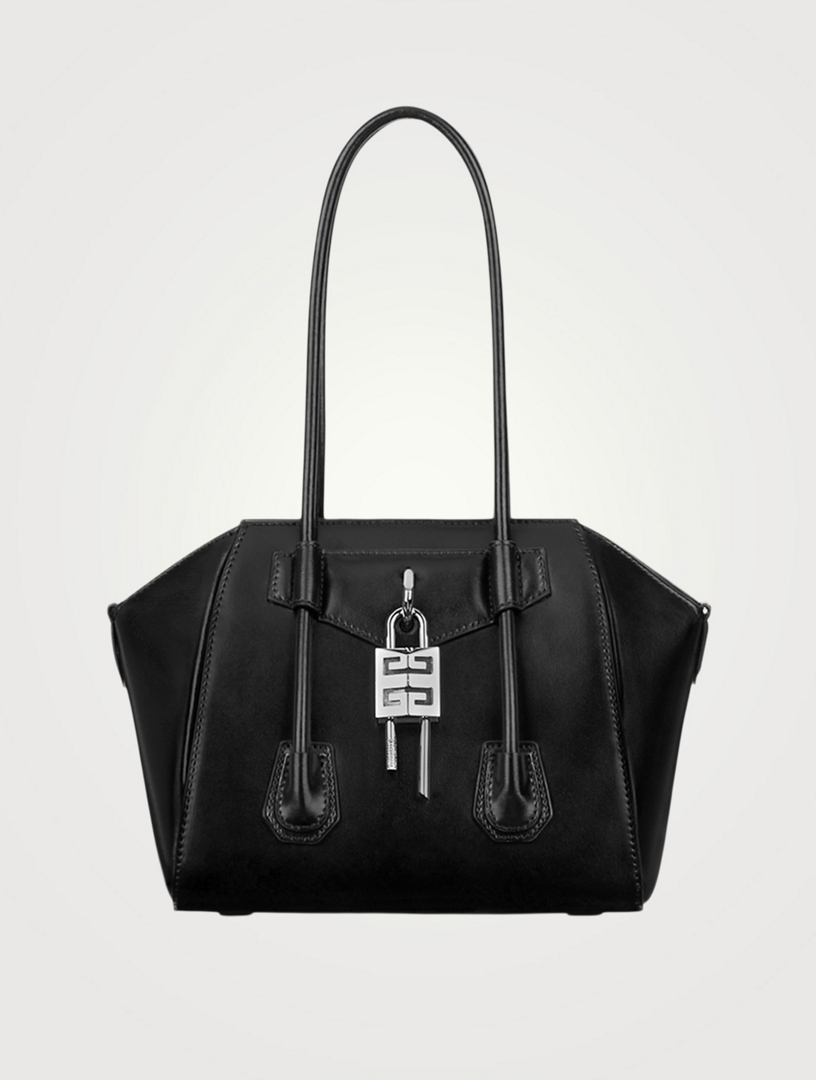 【関税＆送料込み】Givenchy Antigona Lock Mini Handbag GIVENCHY Mini Antigona Leather Bag With Lock | Holt Renfrew