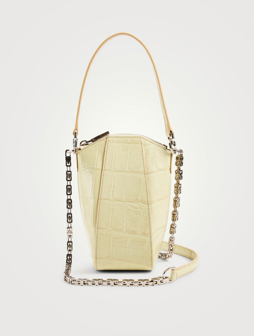 GIVENCHY Mini Antigona Vertical Croc Embossed Leather Crossbody Bag Holt Renfrew