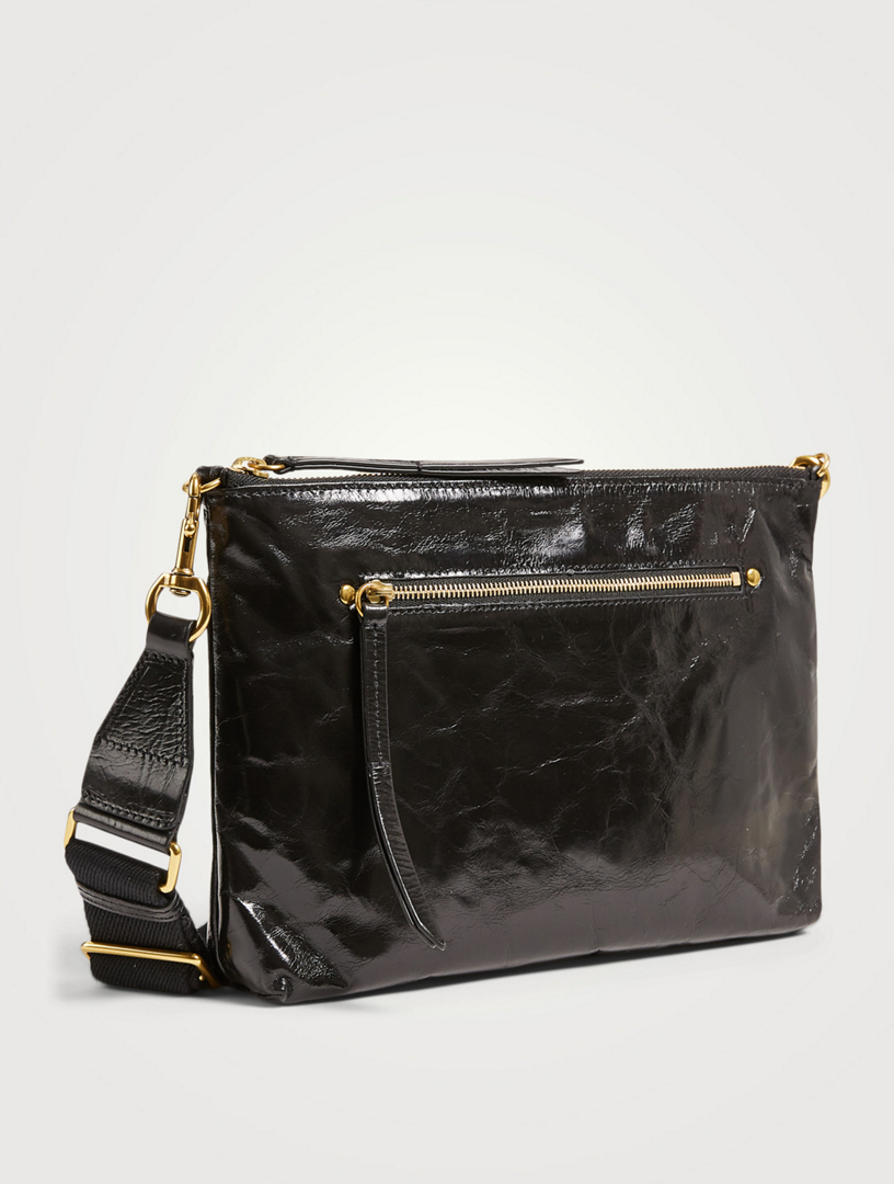 Nessah Leather Crossbody Bag