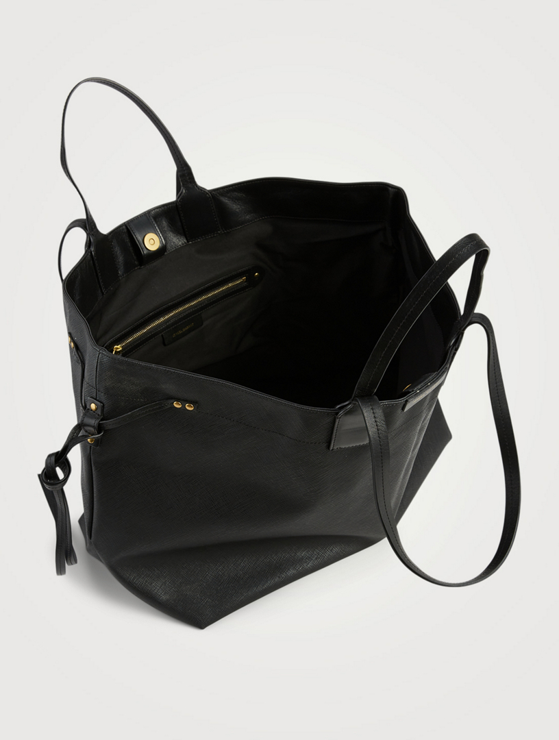 Wydra Faux Leather Shopper Tote Bag