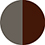 Marron moyen, verres dégradés gris