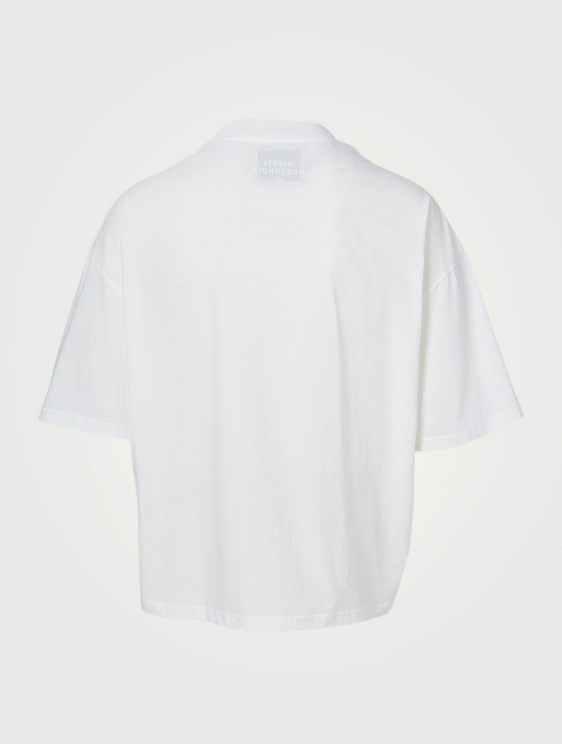 Piu Boxy-Fit T-Shirt With Tonal Logo