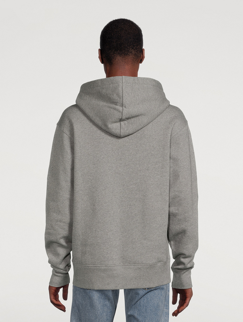 Acne studios ferris face oversized cotton hoodie online