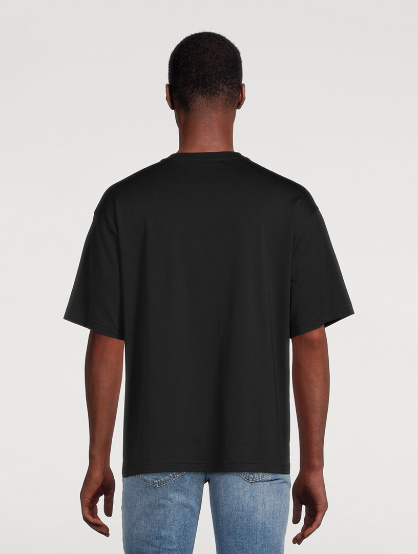 Cotton Relaxed T-Shirt With Logo