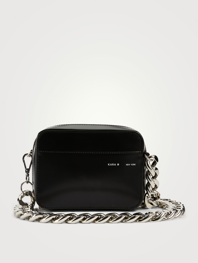 Kara Black Camera Chain Bag