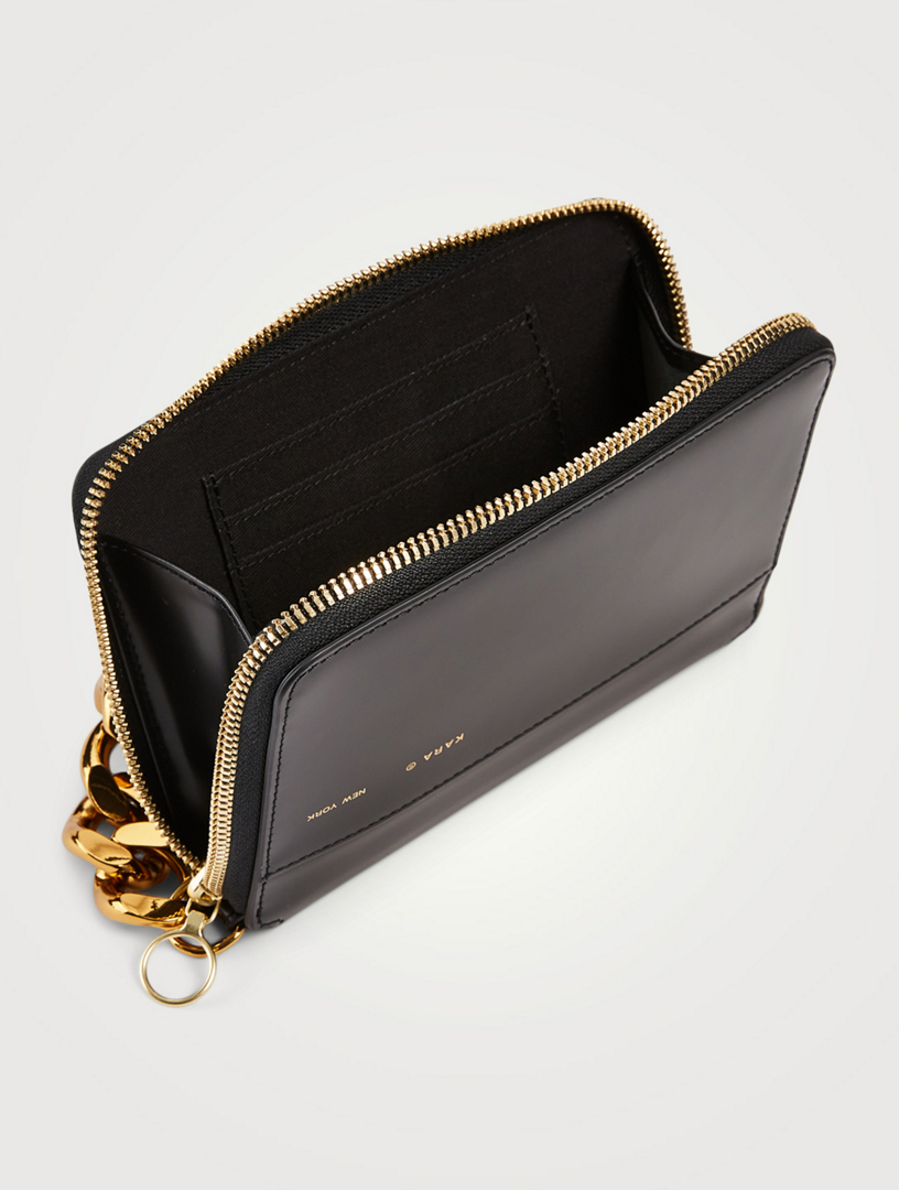 KARA Large Bike Leather Wallet Chain Crossbody Bag Holt Renfrew - Main Image