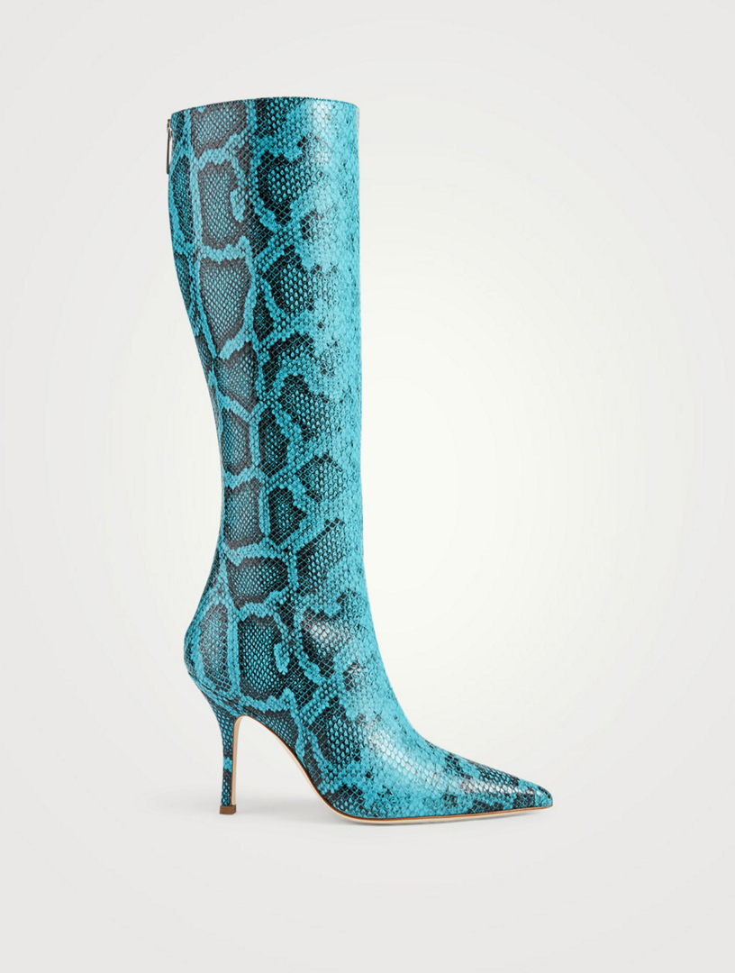 Bottes discount imprimé python