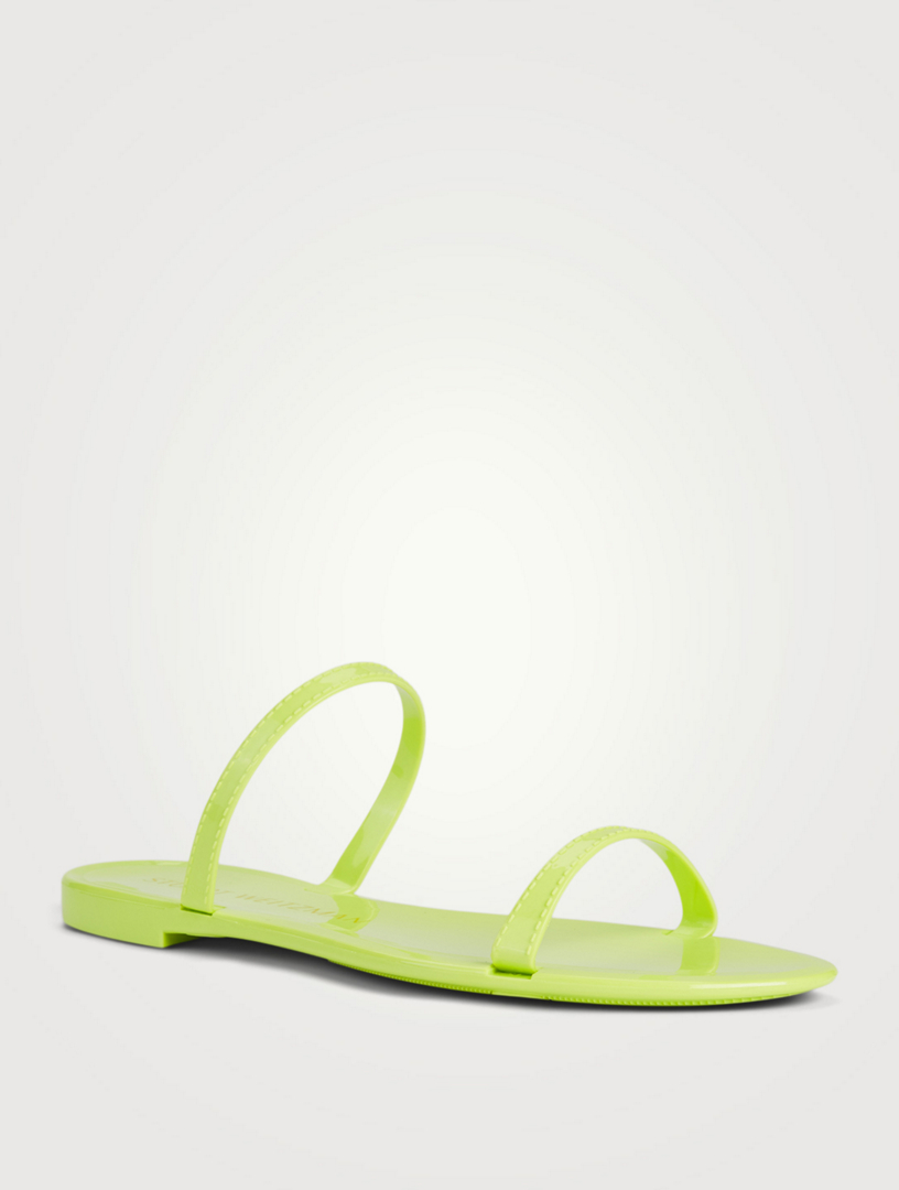 STUART WEITZMAN Sawyer Jelly Slide Sandals | Holt Renfrew