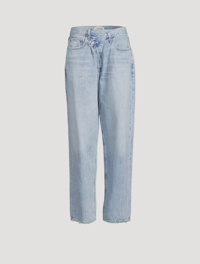 AGOLDE Criss Cross Upsized Jean in Suburbia – manhattan casuals