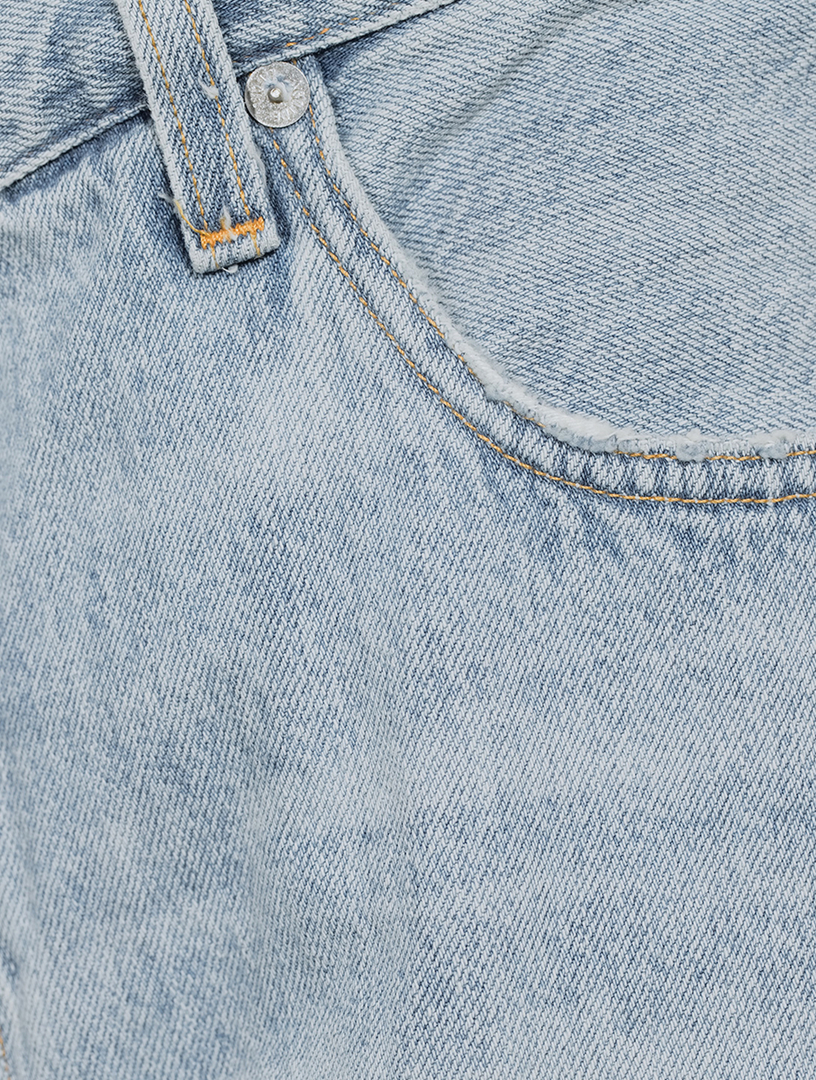 AGOLDE　CRISS CROSS DENIM AGOLDE Criss-Cross Upsized Straight-Leg Jeans | Holt Renfrew