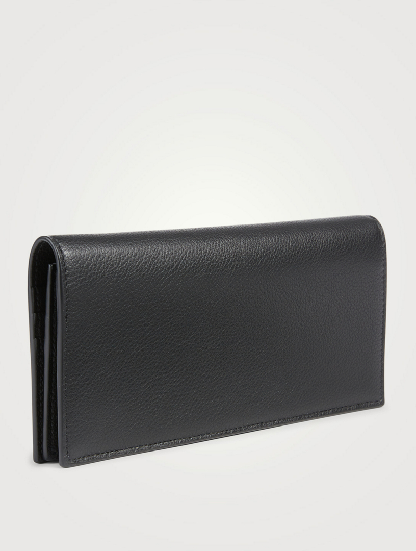 Saint Laurent YSL LINE ORIGAMI TINY WALLET IN GRAINED LEATHER (669959,  620287) in 2023