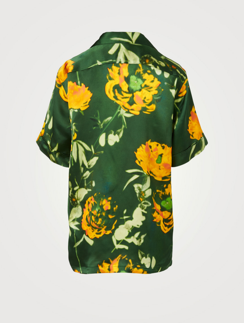 Clive Short-Sleeve Shirt In Floral Print