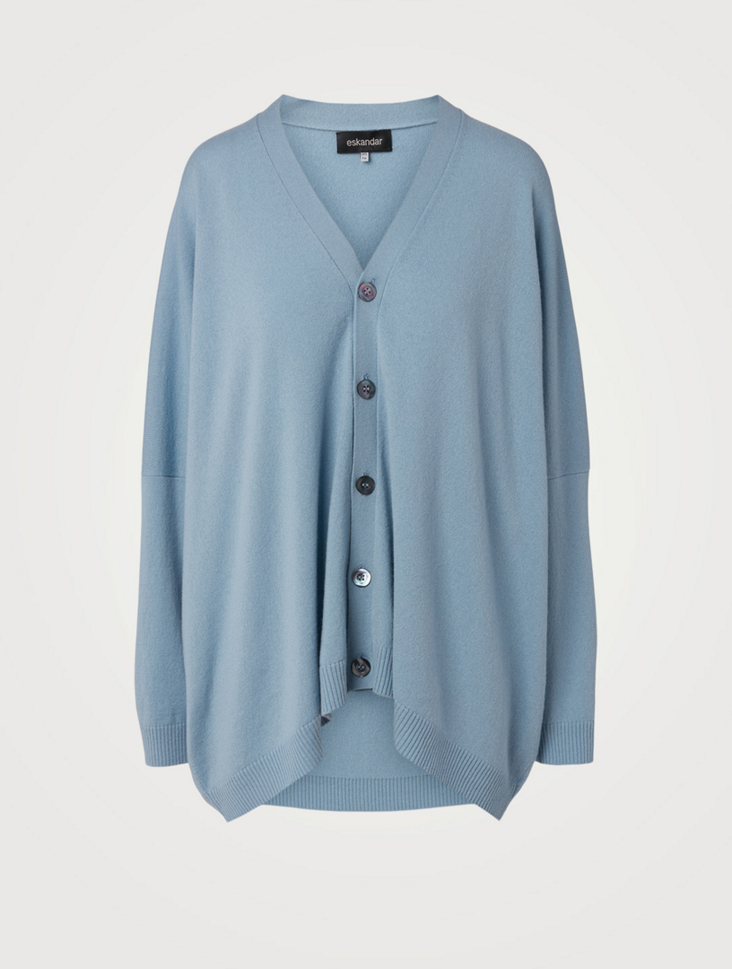 Cashmere V-Neck Long Cardigan