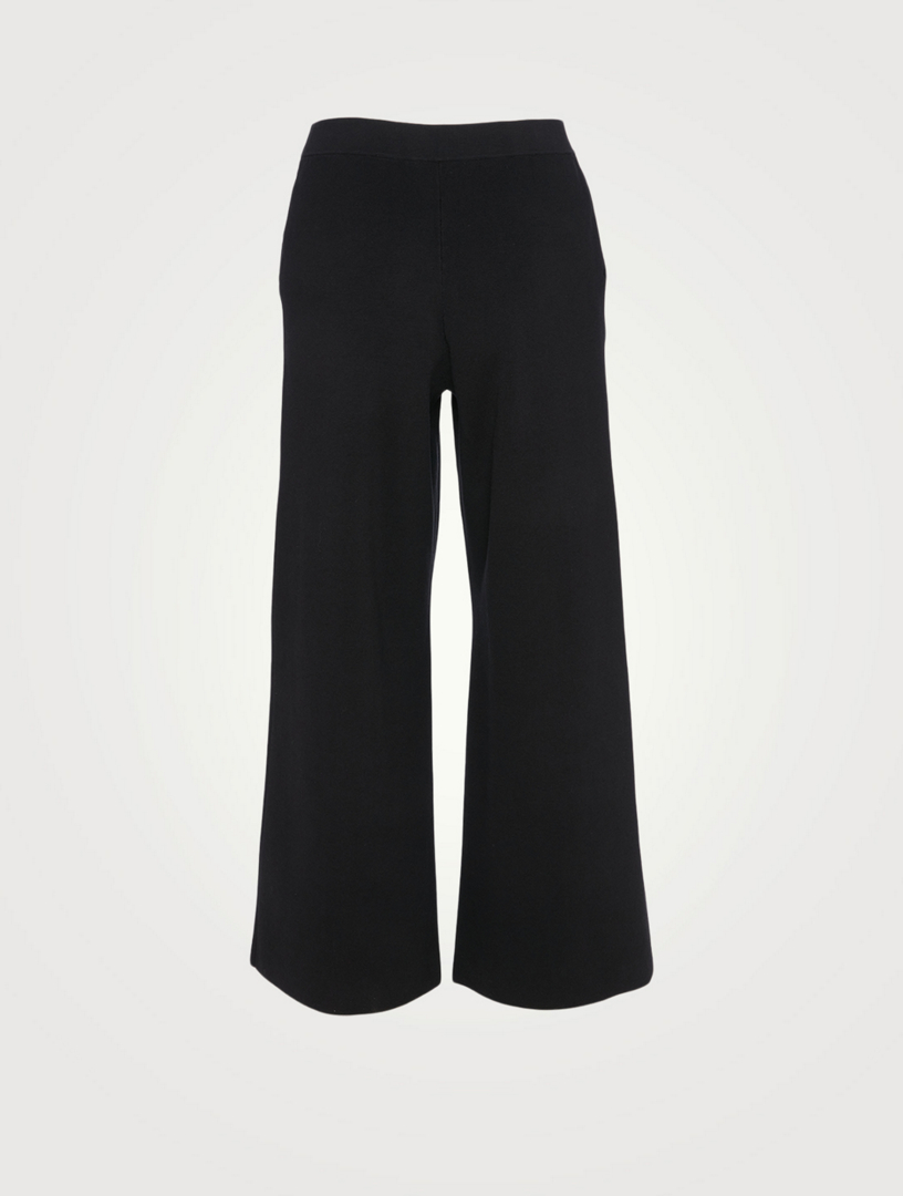 WHITE + WARREN Cotton And Silk Cropped Pants | Holt Renfrew