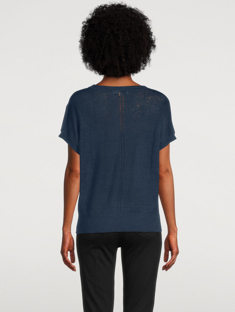 Linen Short-Sleeve T-Shirt