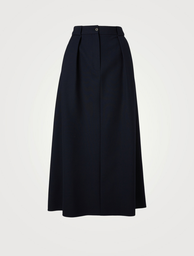 Jaako Wool Stretch Long Skirt