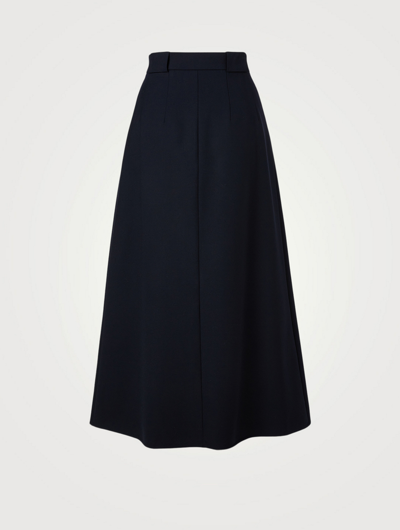 Jaako Wool Stretch Long Skirt