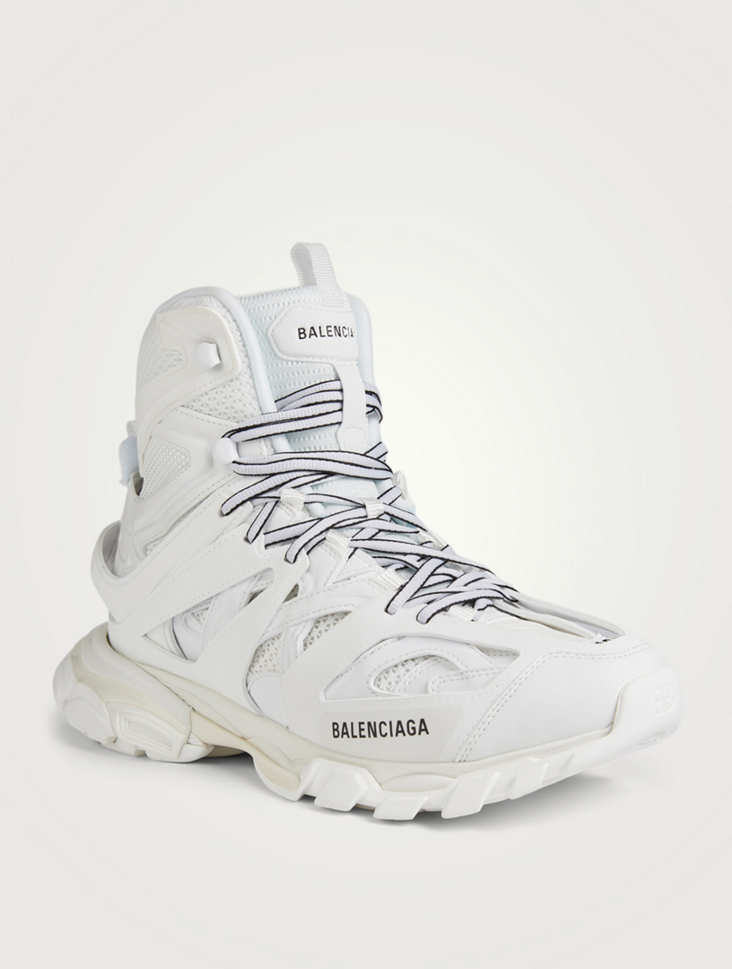 BALENCIAGA Track Hike Mesh And Nylon High-Top Sneakers
