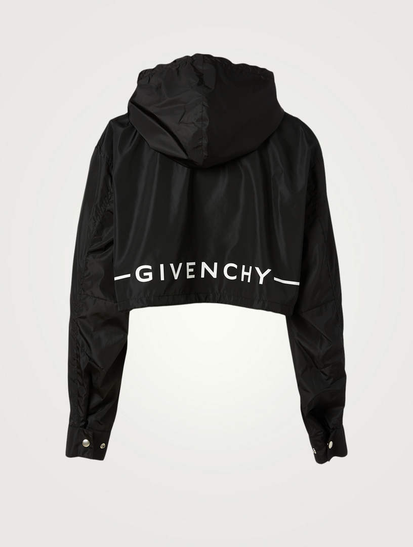 Cropped Windbreaker Jacket