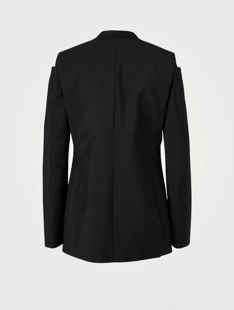 Wool And Mohair Blazer