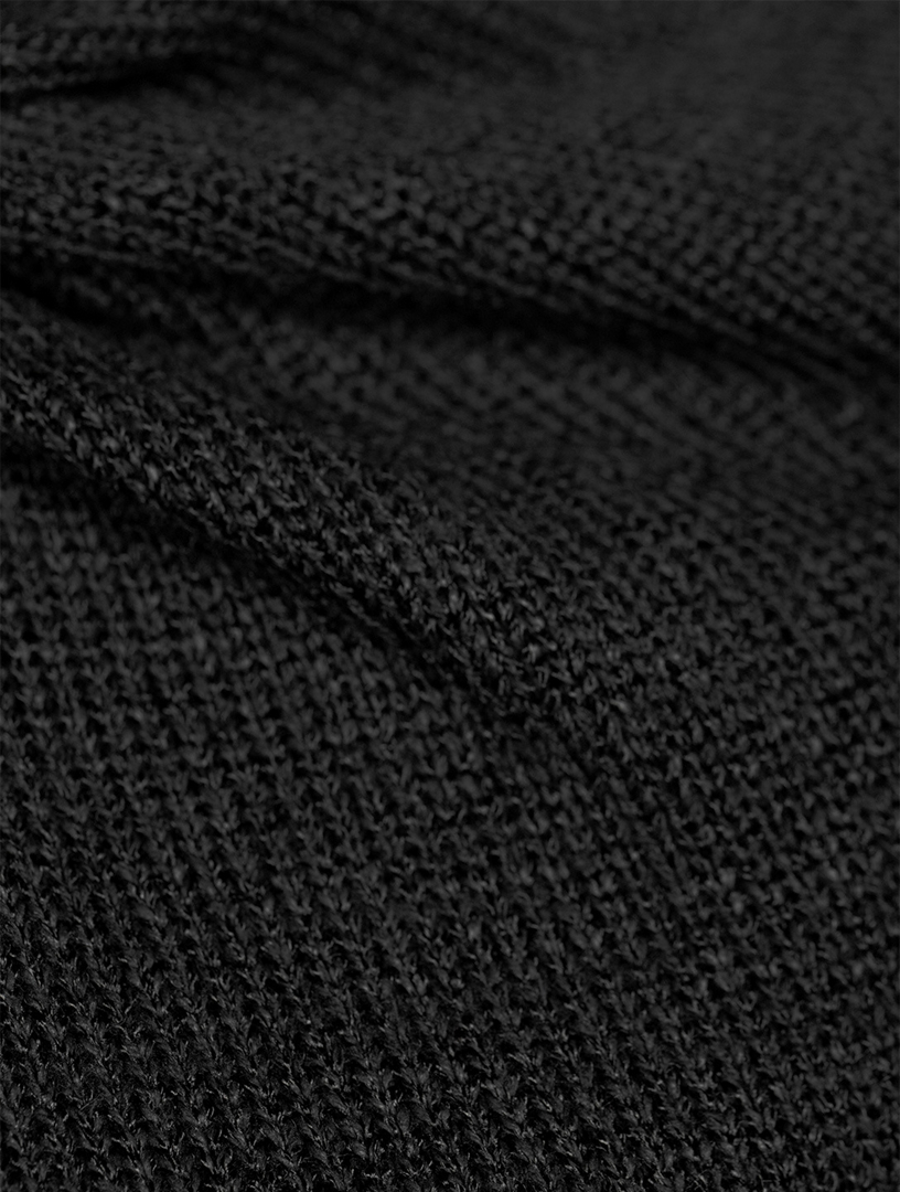 Cotton-Blend Twist Sweater