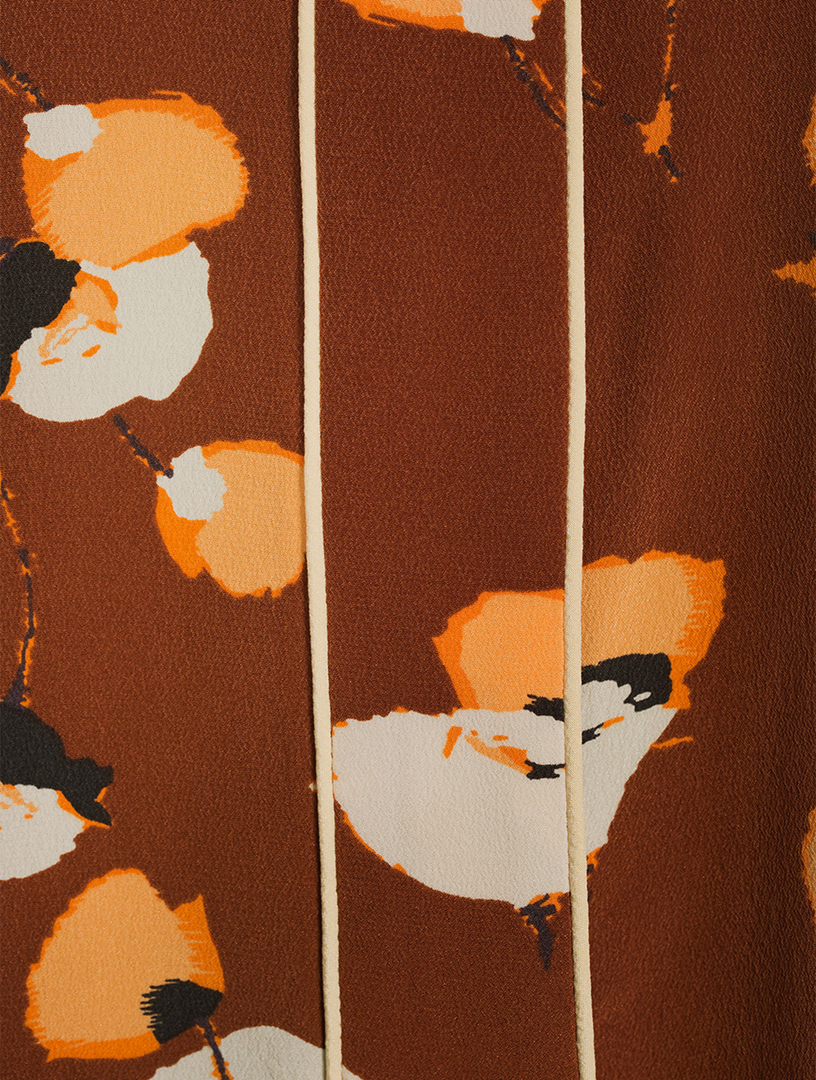 Audete Silk Printed Shirt