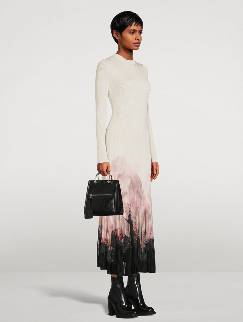 The Short Story Croc-Embossed Leather Bag