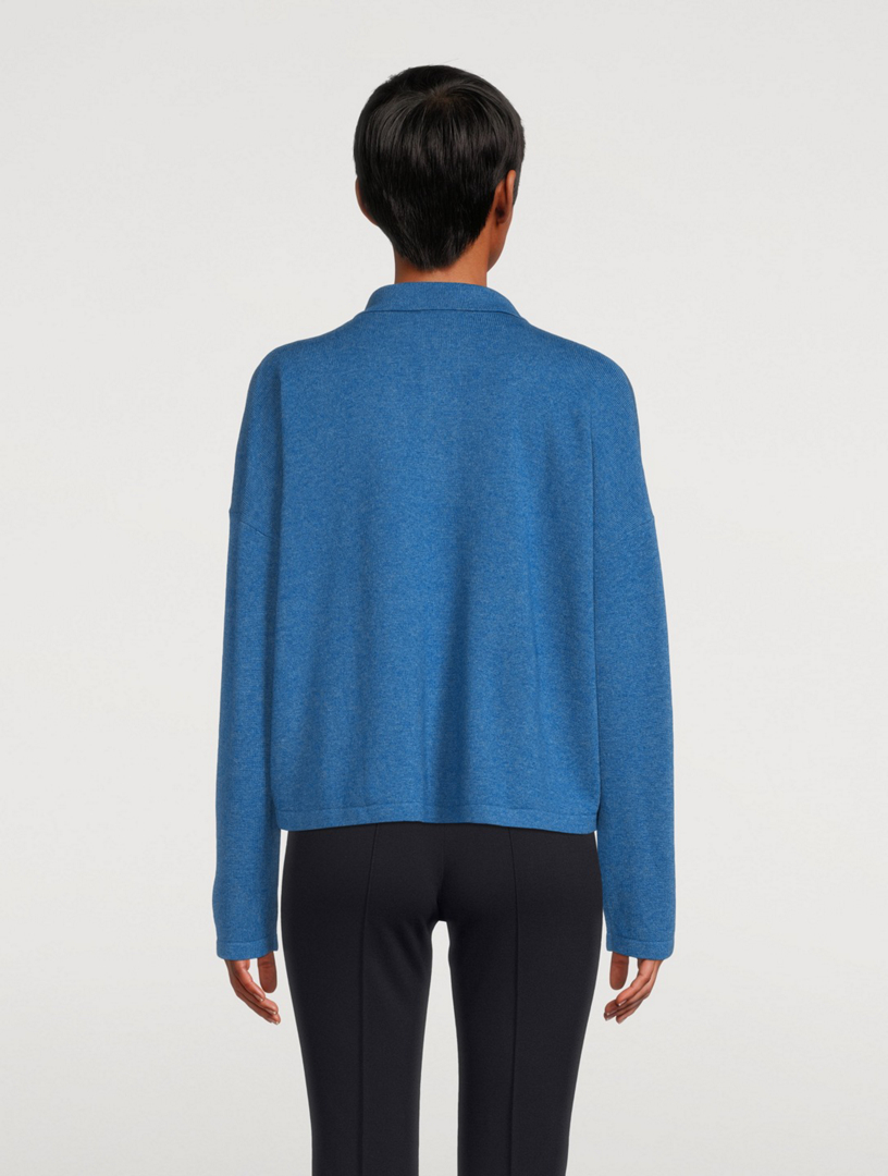 Cashmere Polo Sweater