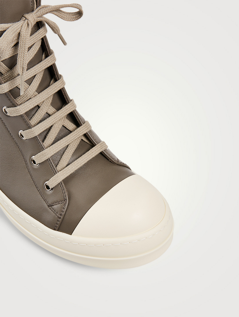 Phlegethon Leather High-Top Sneakers