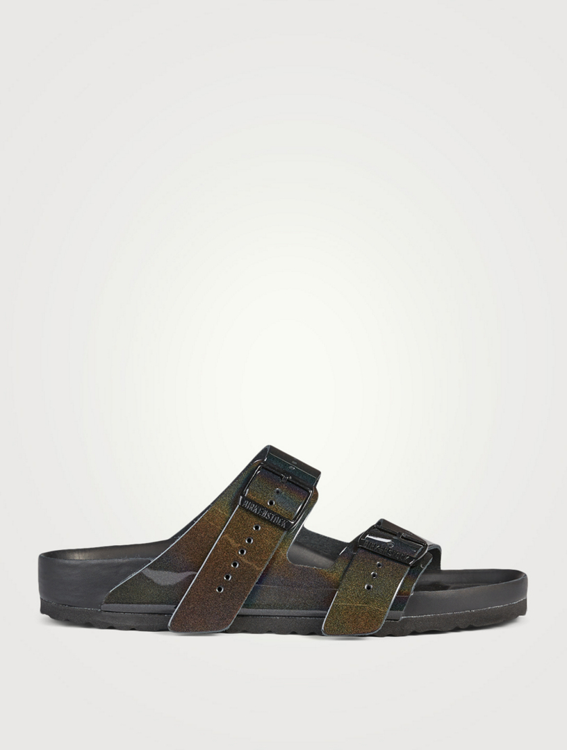 BIRKENSTOCK X RICK OWENS Arizona Iridescent Leather Sandals | Holt