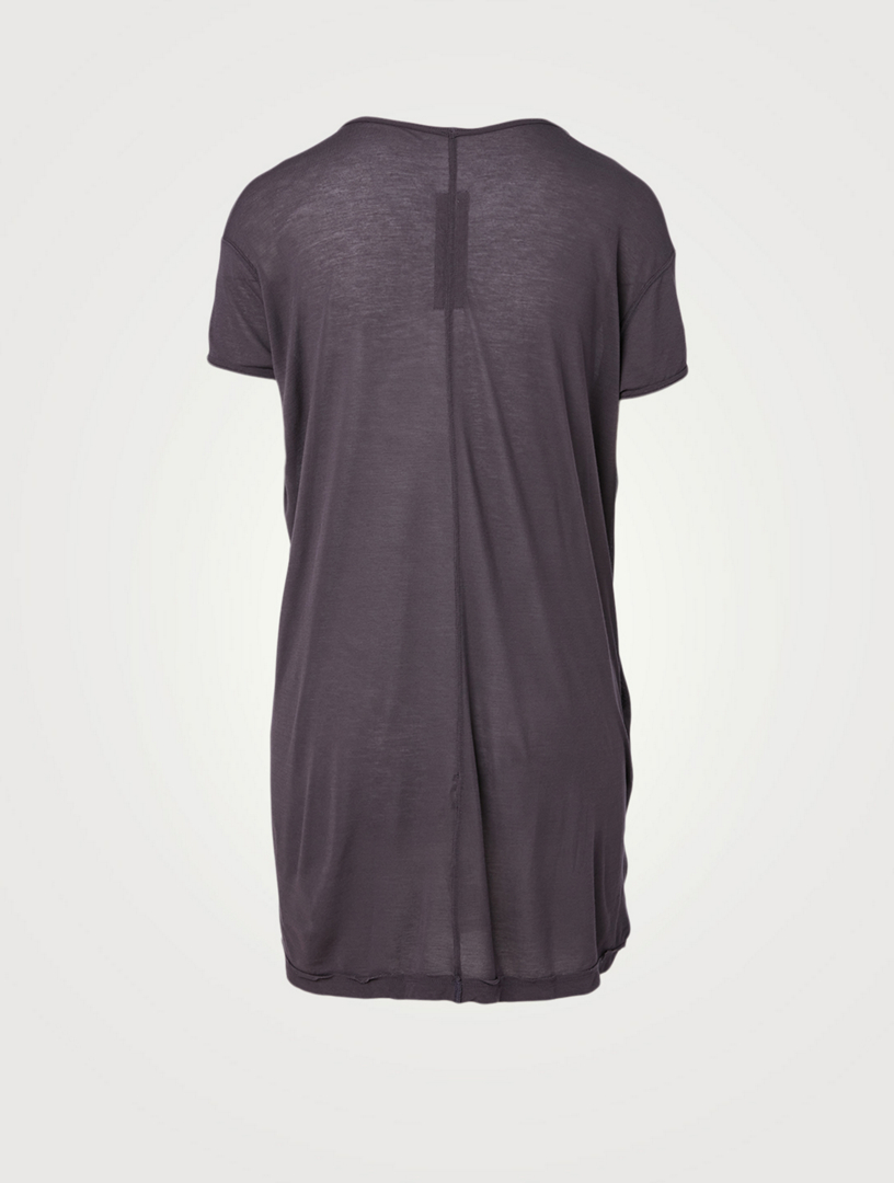 Silk Jersey Hiked T-Shirt