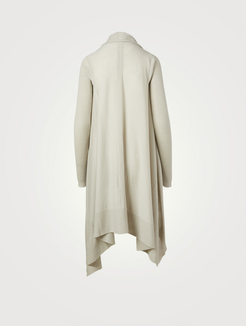 RICK OWENS Wool Long Wrap Cardigan | Holt Renfrew