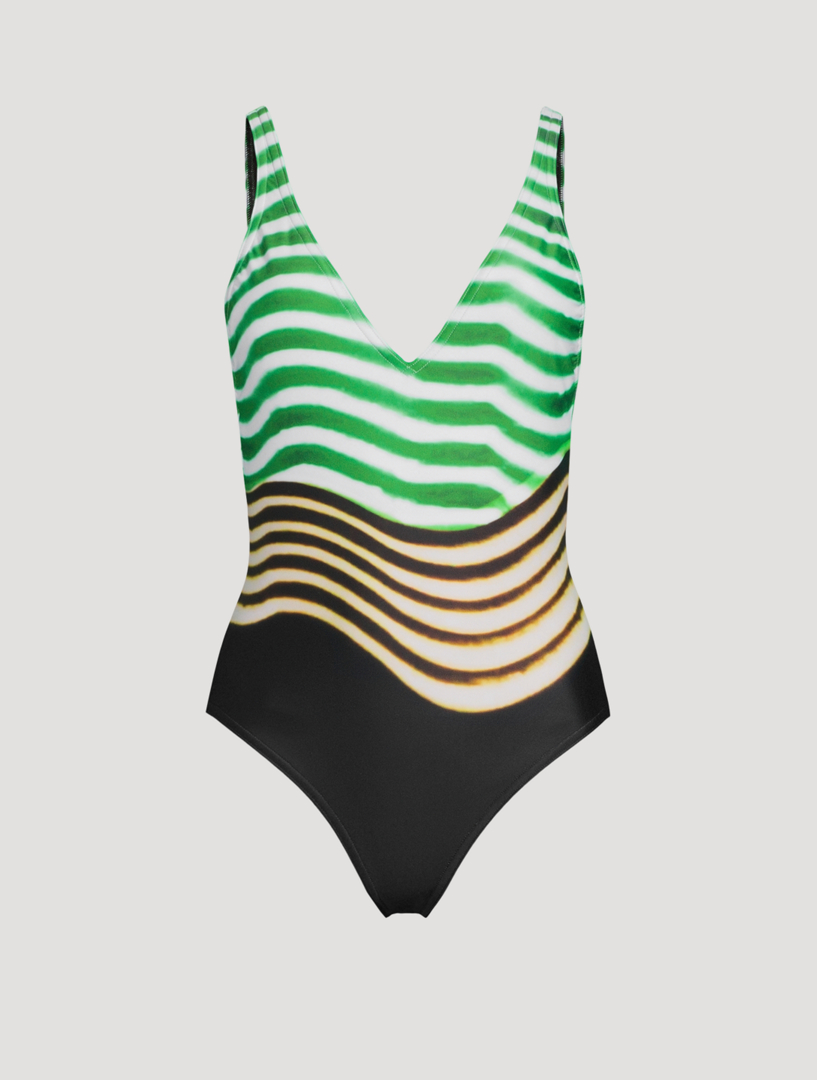 Goya One-Piece Swimsuit In Striped Print