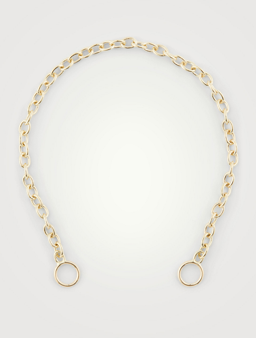 14K Yellow Gold Pulley Chain