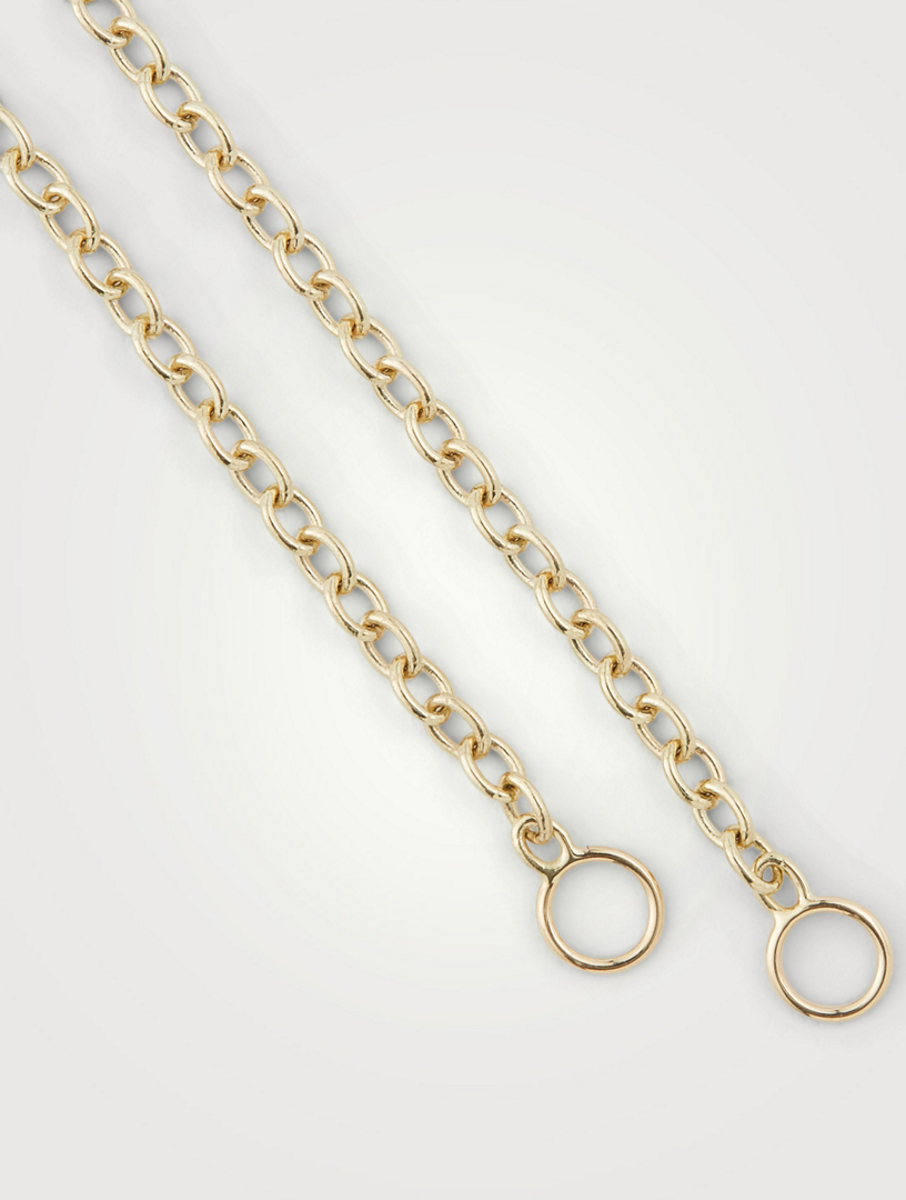 14K Yellow Gold Pulley Chain