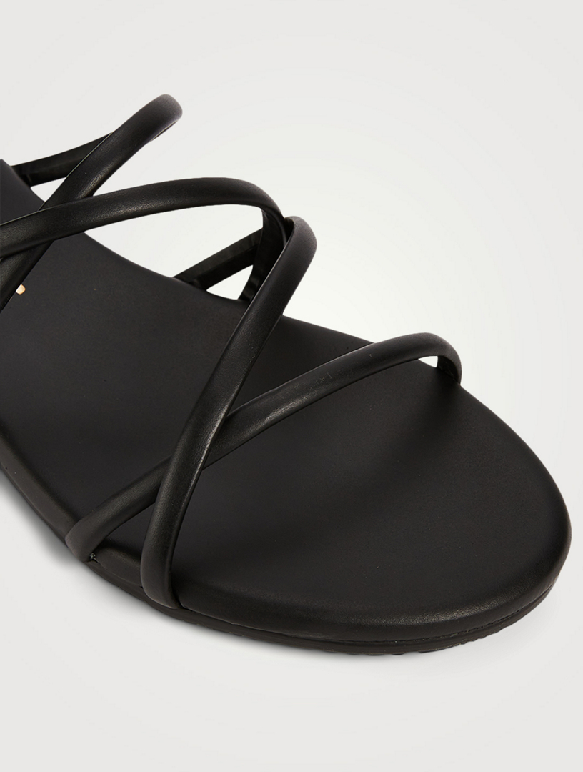 TKEES Sloane Leather Crisscross Sandals Holt Renfrew