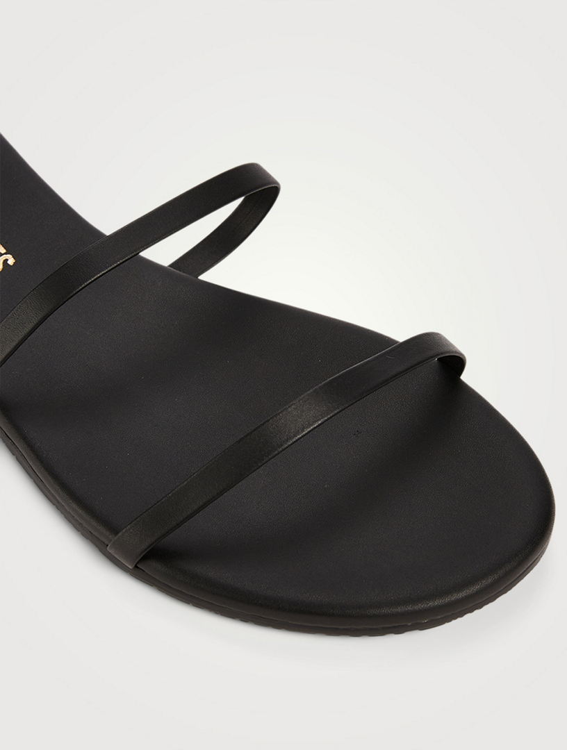 TKEES Gemma Leather Slide Sandals Holt Renfrew