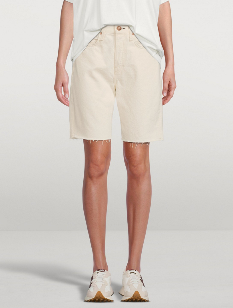 Maya Slim High-Waisted Walking Shorts