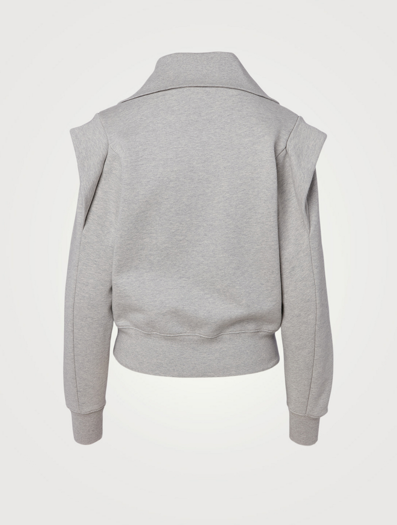 Sporty Zip Sweatshirt