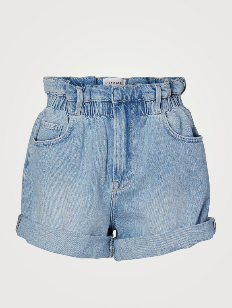 Paper bag clearance jeans shorts